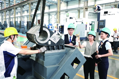 邮储银行枣庄市分行深入专精特新企业开展授信调查(受访者供图)